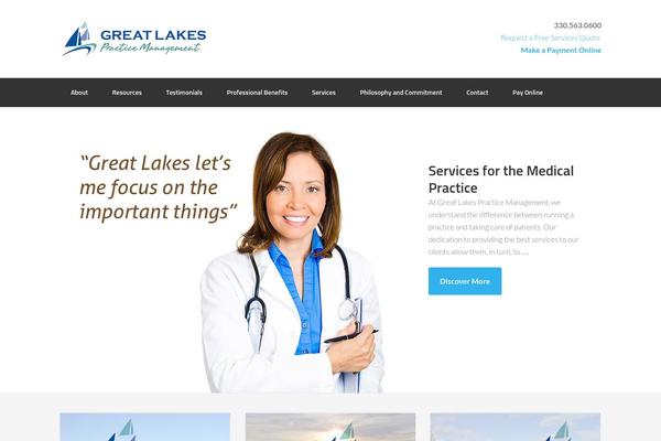 Enterprise Pro theme site design template sample