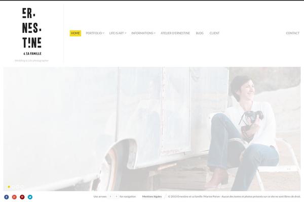 ernestineetsafamille.com site used Fluxus