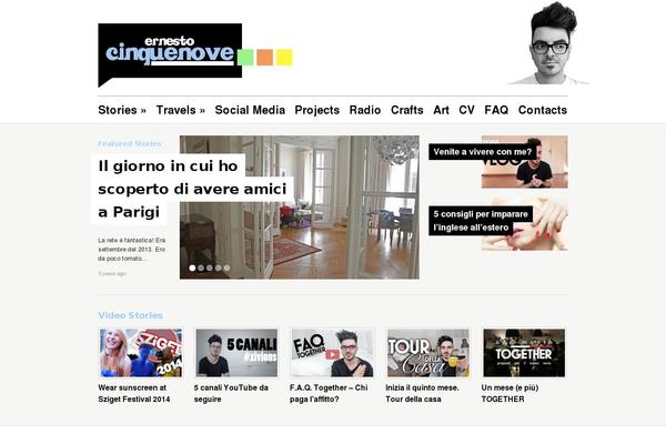Magazine Explorer theme site design template sample