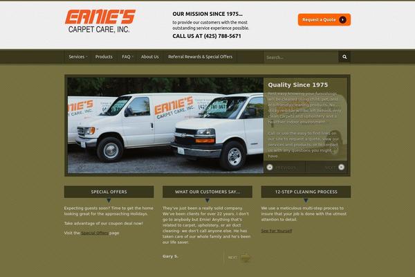 Empire theme site design template sample