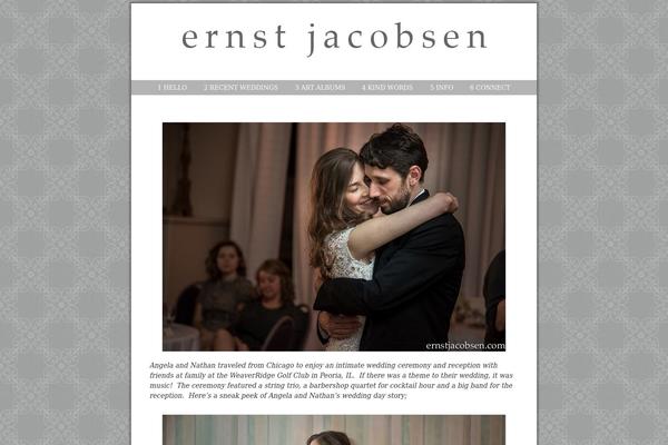 Prophoto4 theme site design template sample