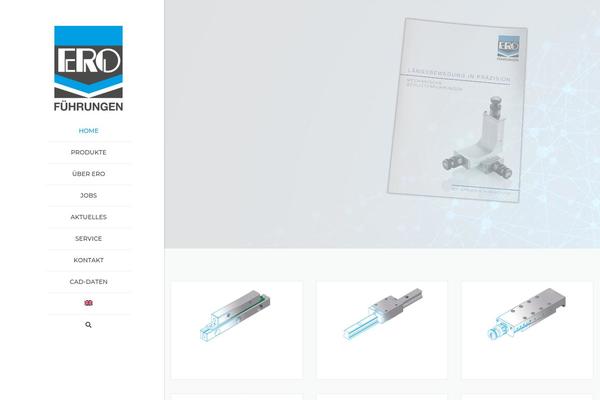 Industrial theme site design template sample