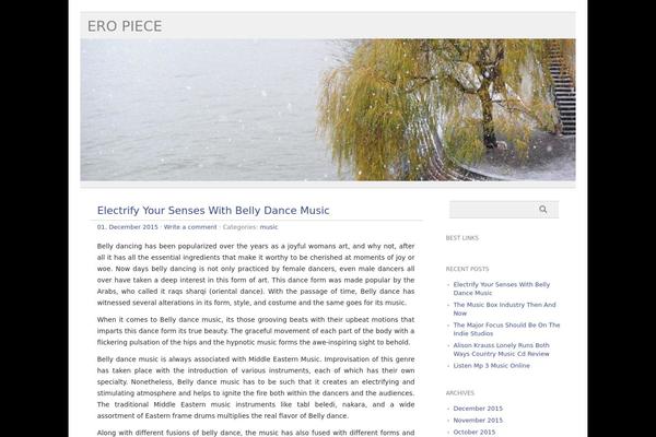 picolight theme site design template sample