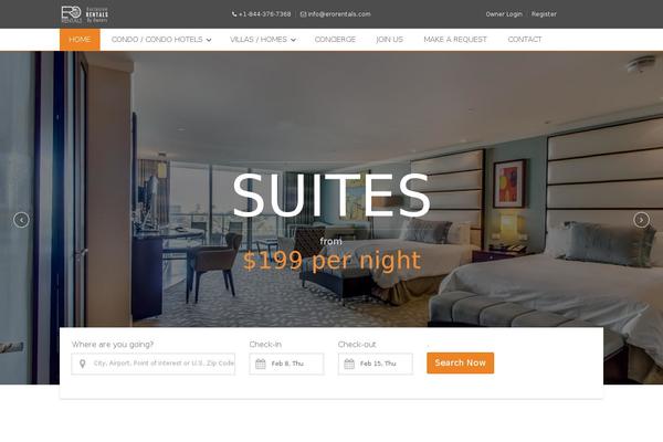 BookYourTravel theme site design template sample