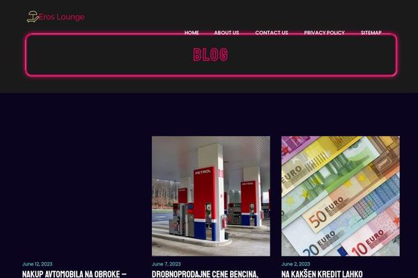 Night Club theme site design template sample