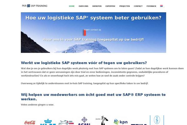 Enterprise Pro theme site design template sample