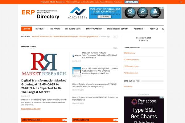 SuperNews theme site design template sample