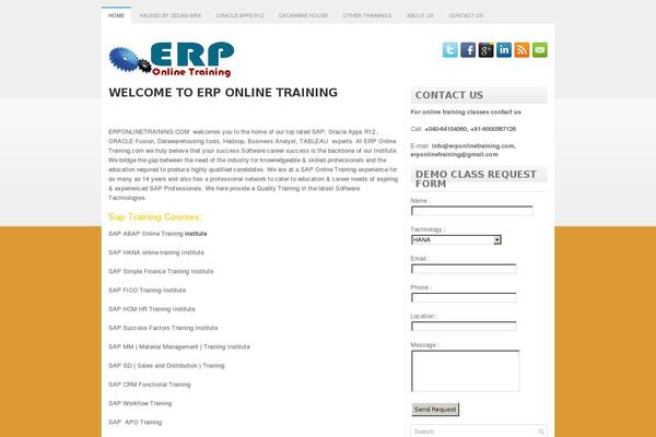 erponlinetraining.com site used Newsspot