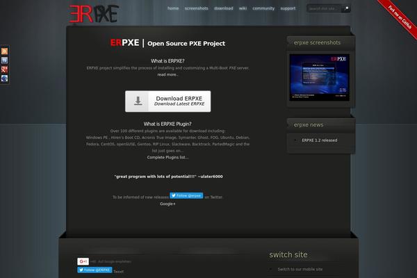 Site using Social Slider plugin