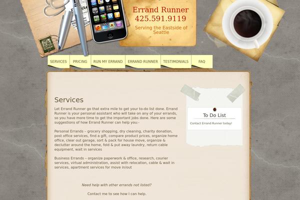 Desk Mess Mirrored theme site design template sample