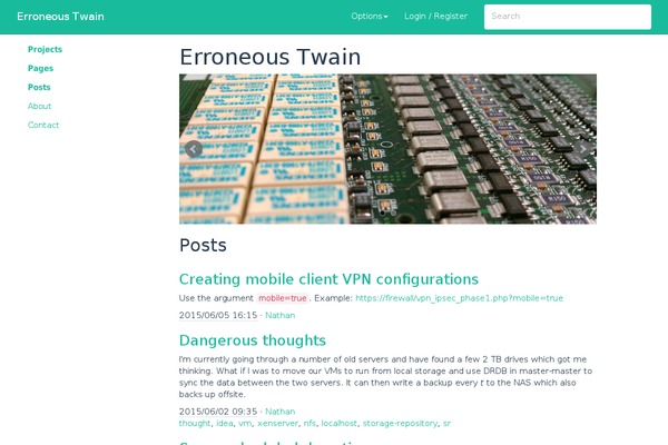 Zenon Lite theme site design template sample