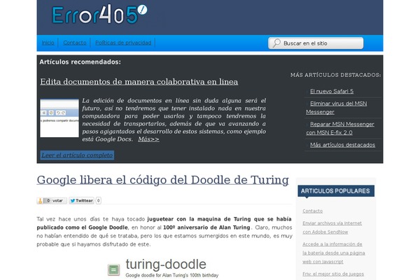 error405.com site used Unusuario2