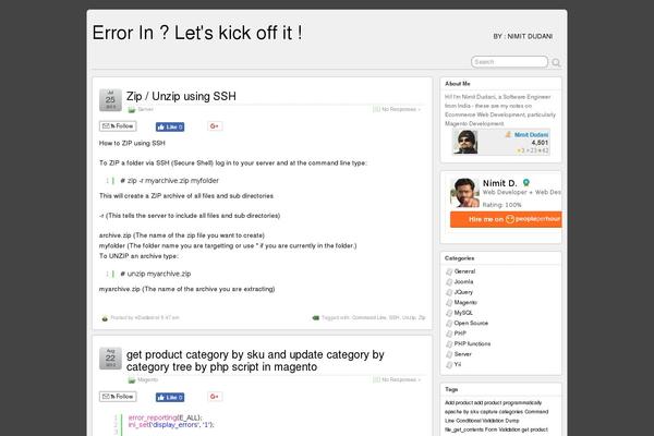 Site using Really Simple Share plugin