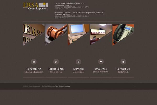 ersa theme websites examples