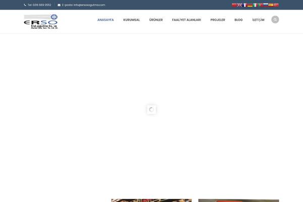 Finance theme site design template sample