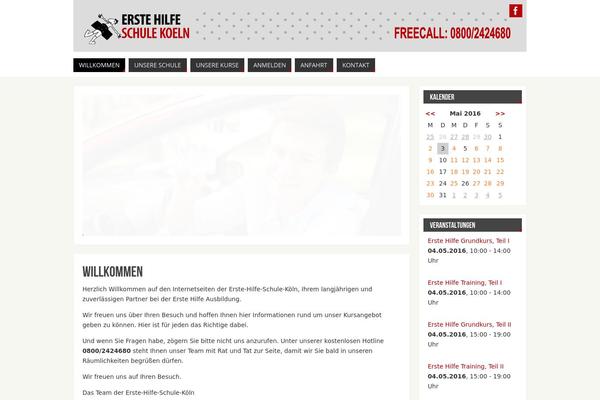 Parabola theme site design template sample