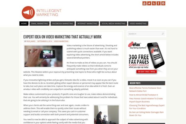 Parabola theme site design template sample
