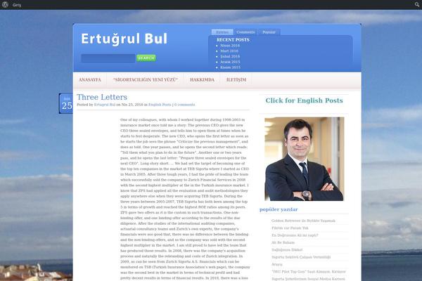 BlueSky theme site design template sample