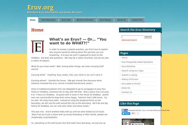 Citizen Journal theme site design template sample