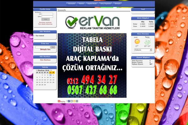 ervanreklam.com site used Rasputin