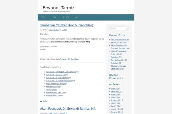 Slimmy theme site design template sample