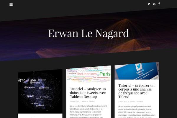 JournalCrunch theme site design template sample