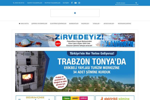 UBlog theme site design template sample