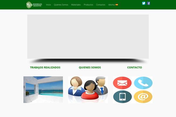 Tesseract theme site design template sample