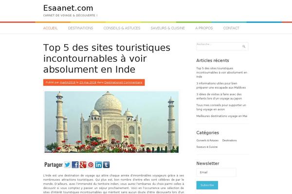 Patus theme site design template sample