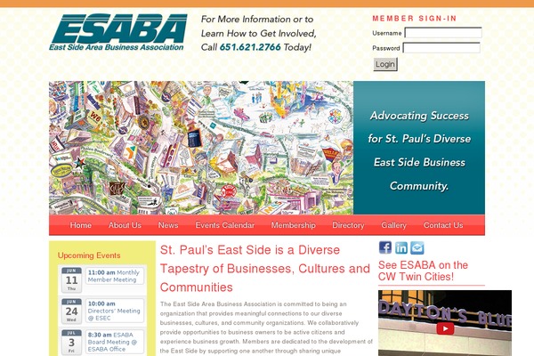 esaba.org site used Strategicwordpress