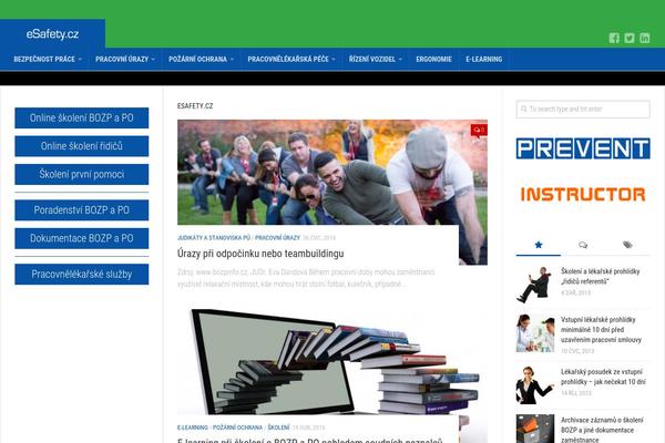 Magaziner theme site design template sample
