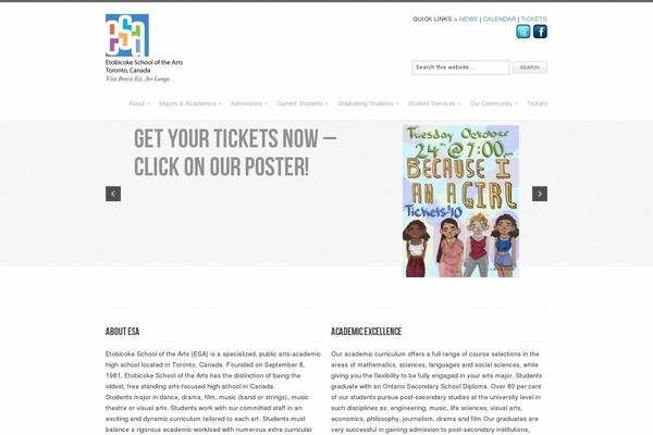 Neve theme site design template sample