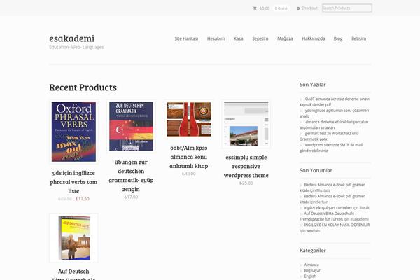 Mystile theme site design template sample
