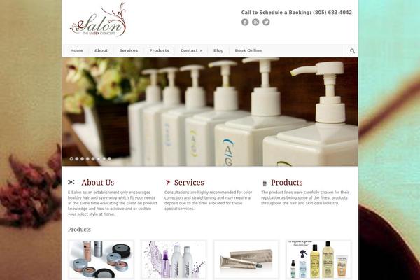 Modernize theme site design template sample