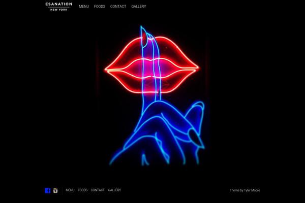 Default Mag theme site design template sample