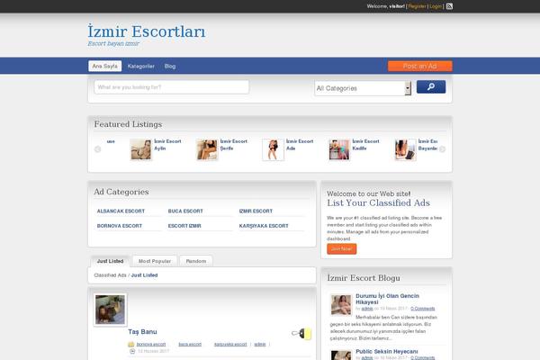 ClassiPress theme site design template sample