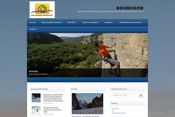 Akita theme site design template sample