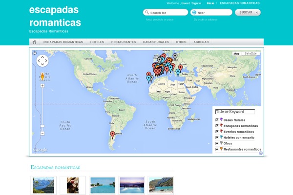 GeoTheme theme site design template sample