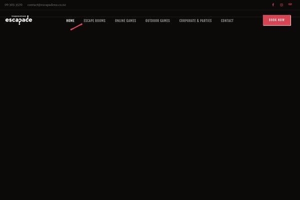 escapadenz.co.nz site used Exit-game
