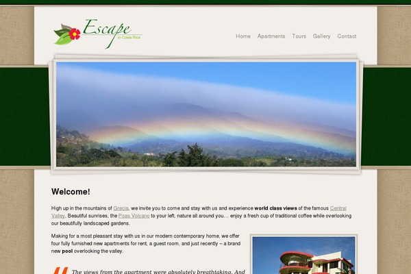 escape-in-costa-rica.com site used Wpa-parade-theme-source