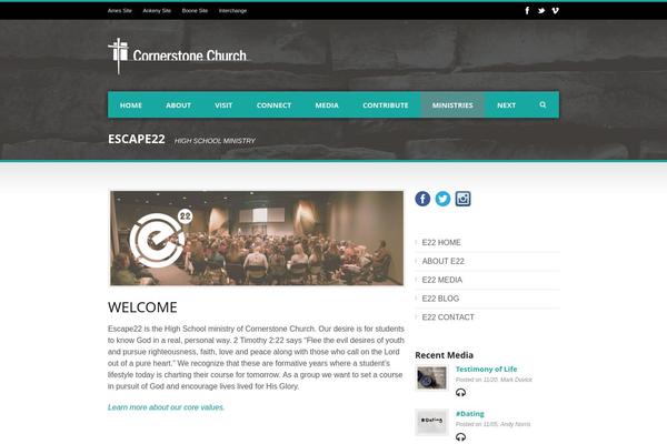 Real Church v1.04 theme site design template sample