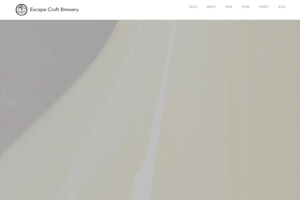 Visia theme site design template sample