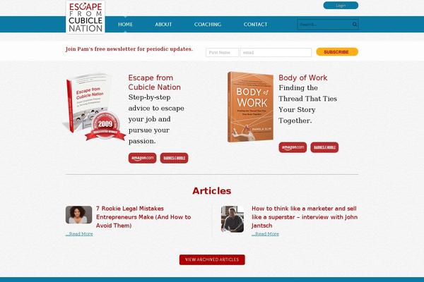 Escape theme site design template sample