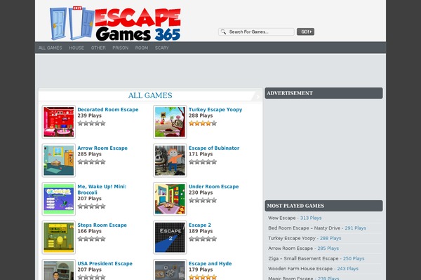 FunGames theme site design template sample