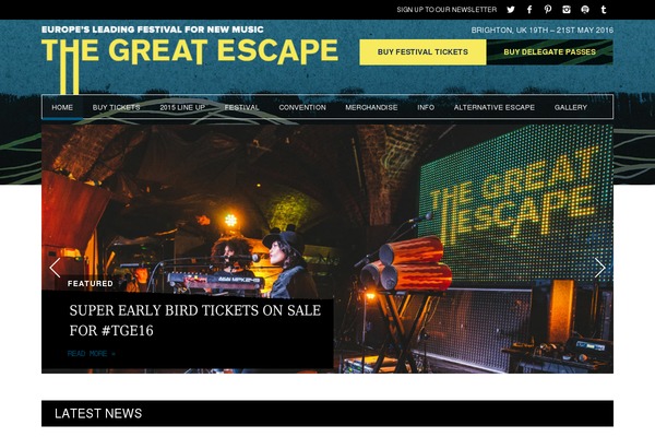 BUCKET theme site design template sample