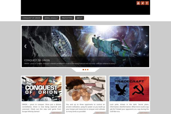 Parabola theme site design template sample