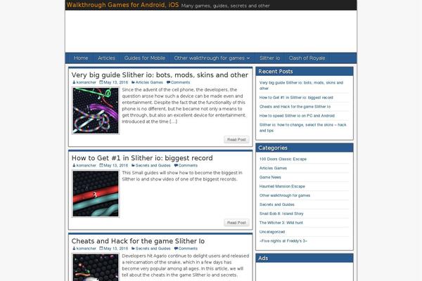 Site using Widgetkit plugin