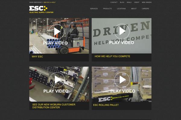 Esc theme site design template sample