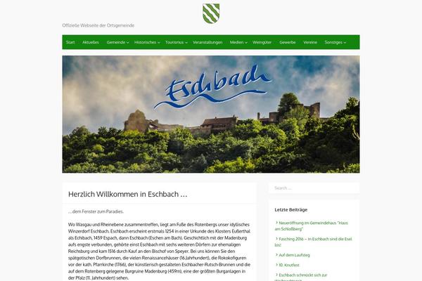 The Box theme site design template sample