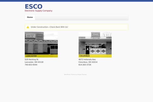 Smpl Skeleton theme site design template sample